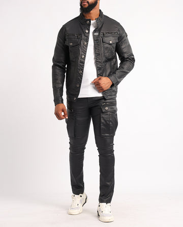 Mens Evolve Navy Cargo Jean