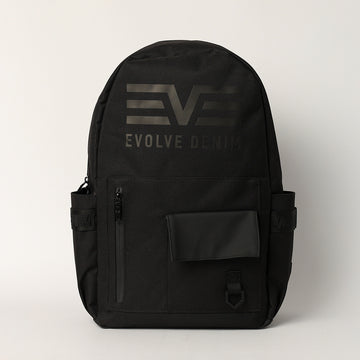 MENS EVOLVE BLACK CANVAS BACKPACK