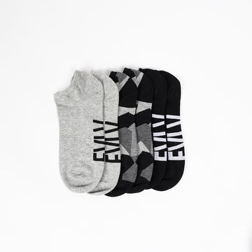 3 Pack Trainer Liners.EVLV Jacquard Branding.