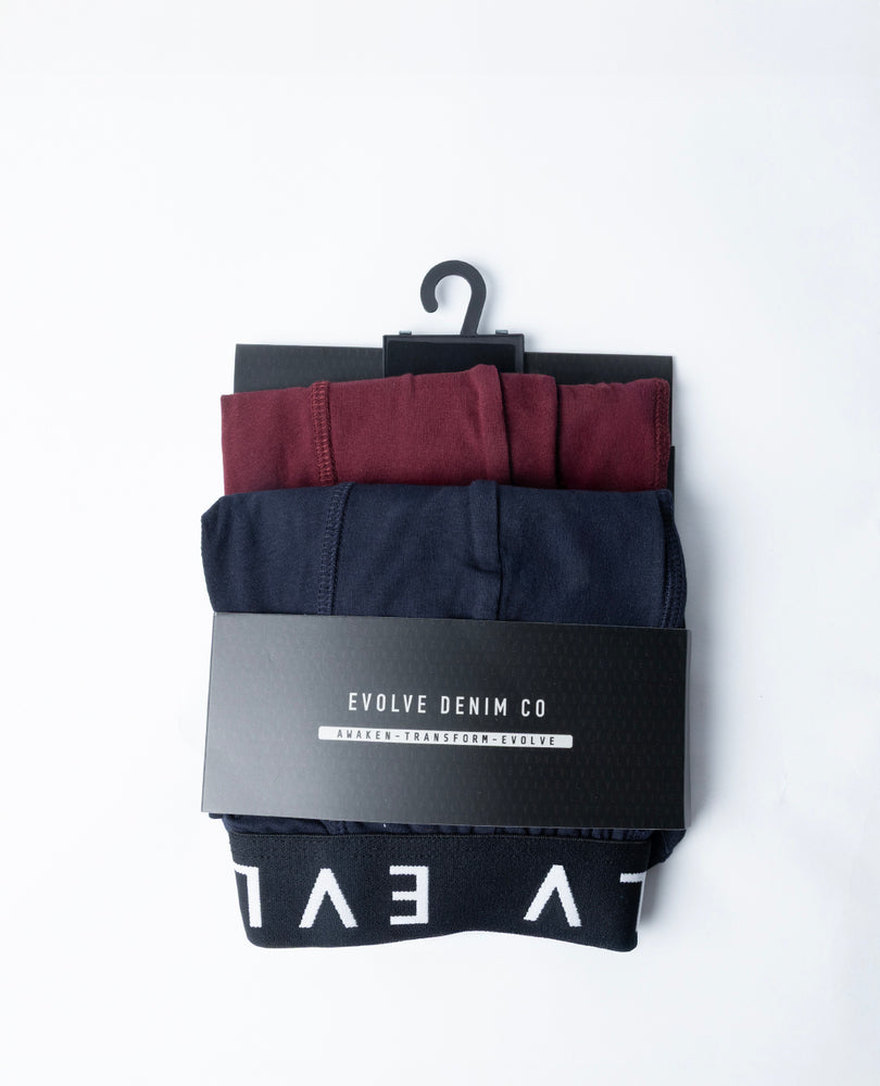 EVOLVE 2 PACK BOXER BRIEFS