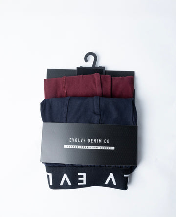 EVOLVE 2 PACK BOXER BRIEFS