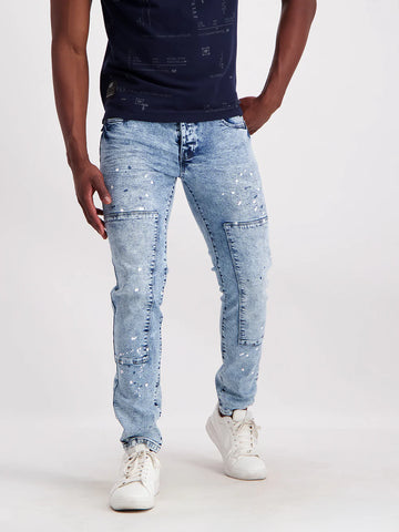 Evolve Splatter Print Jean
