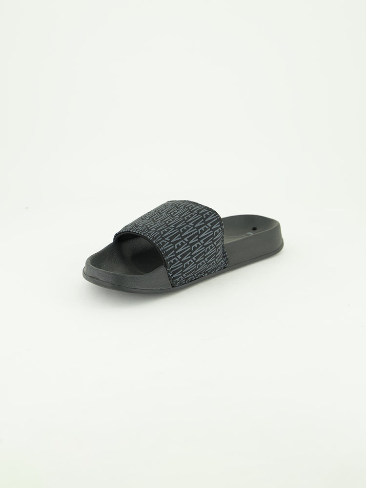 Sandal.AOP And Badge Detail.