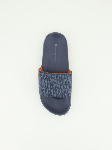 Sandal.AOP And Badge Detail.