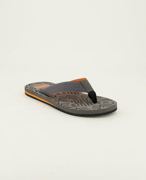 Evolve Charcoal Jacquard Eva Thong Sandal.