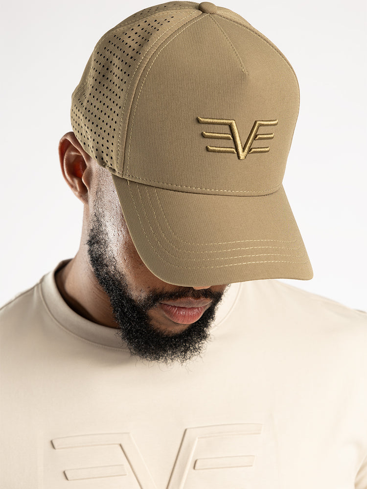 Nylon Punchole Cap.Wing Icon 3D Embroidery.