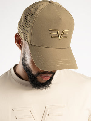 Nylon Punchole Cap.Wing Icon 3D Embroidery.