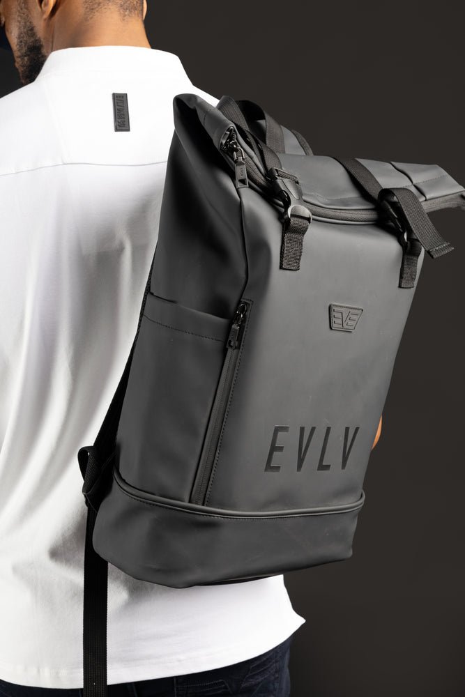 Rubberized Backpack.
