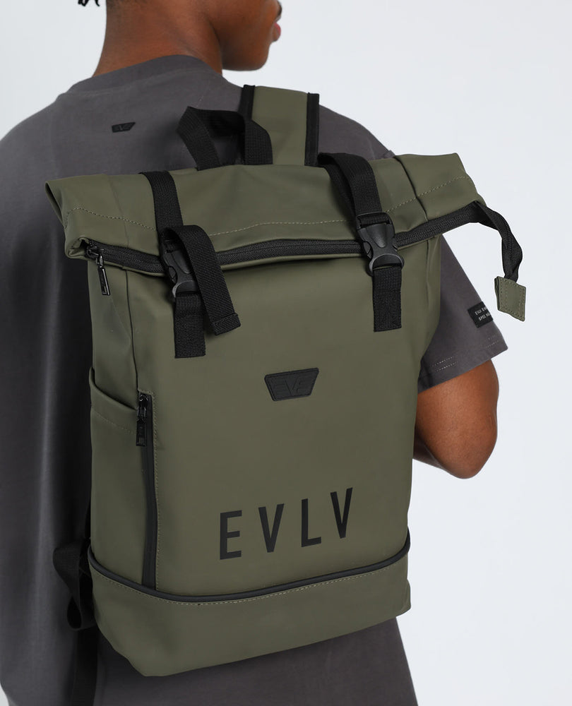 Rubberized Backpack.