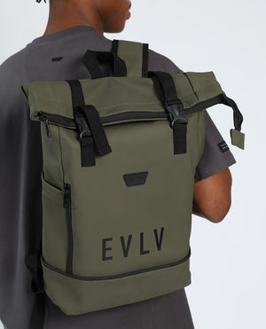 Rubberized Backpack.