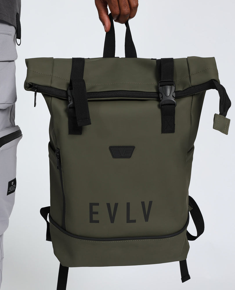 Rubberized Backpack.