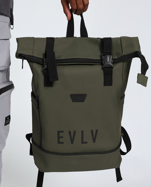 Rubberized Backpack.