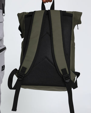 Rubberized Backpack.