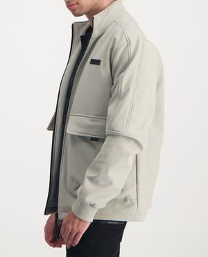 MENS EVOLVE LIGHT GREY JACKET