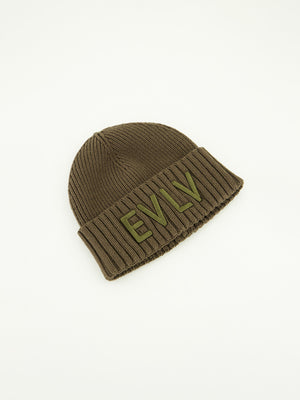 Ribbed Cotton Beanie