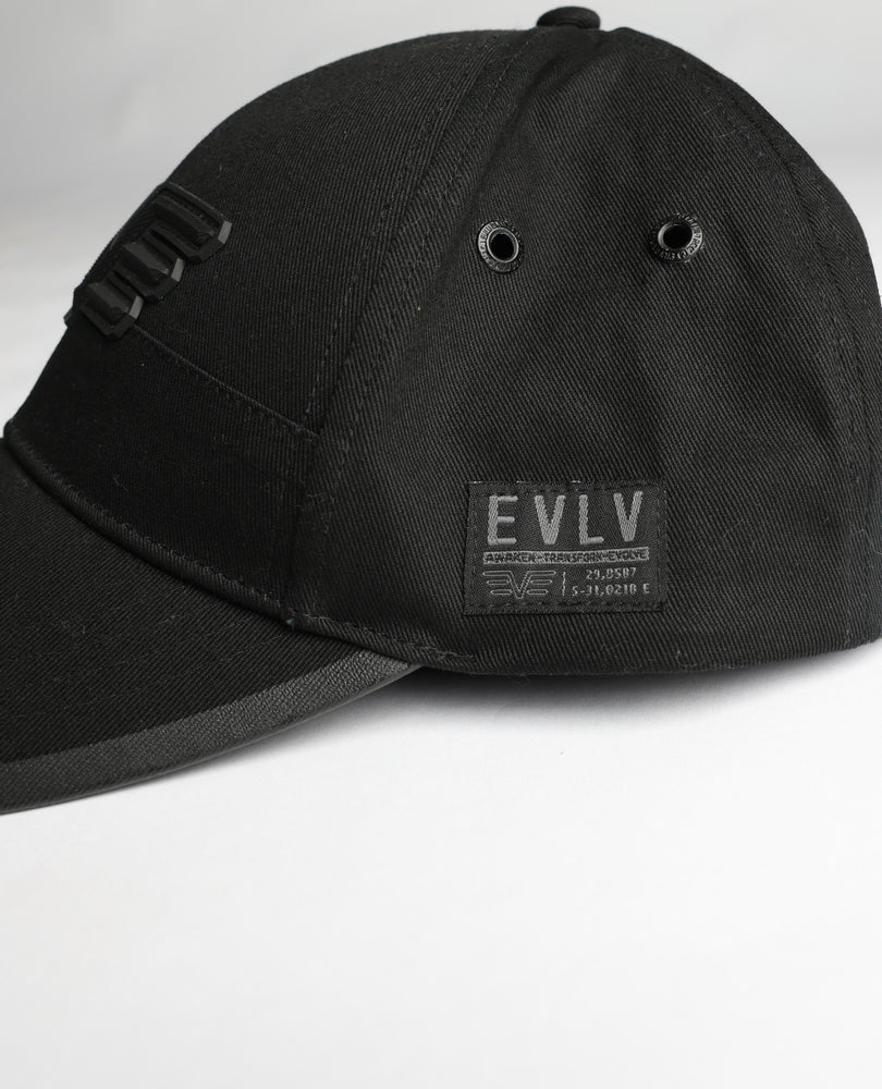 Evolve Black Peak Cap