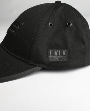 Evolve Black Peak Cap