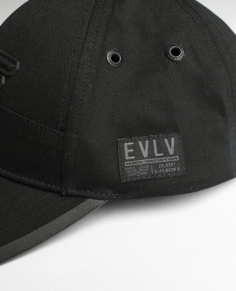 Evolve Black Peak Cap