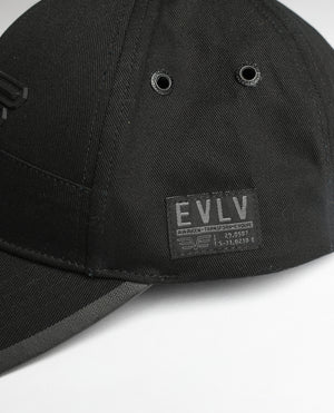 Evolve Black Peak Cap