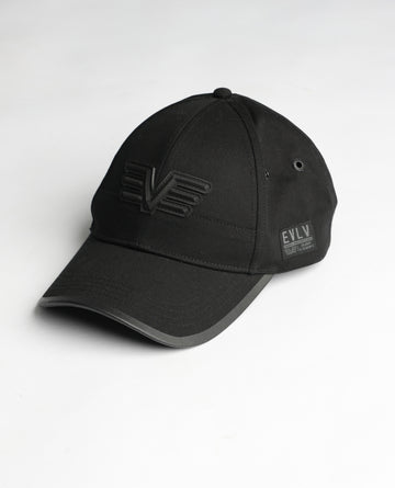 Evolve Black Peak Cap