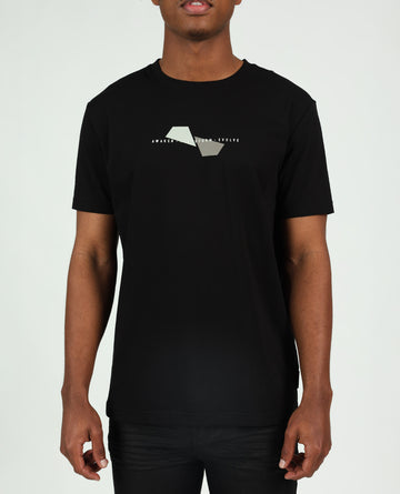 Evolve Black Printed Tee