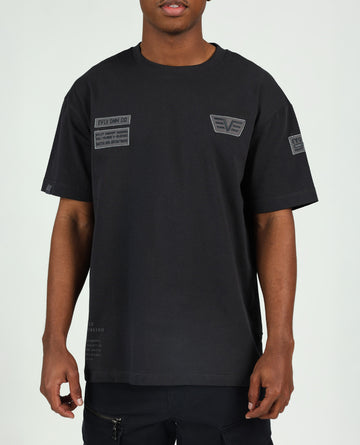 Evolve Navy Printed Tee