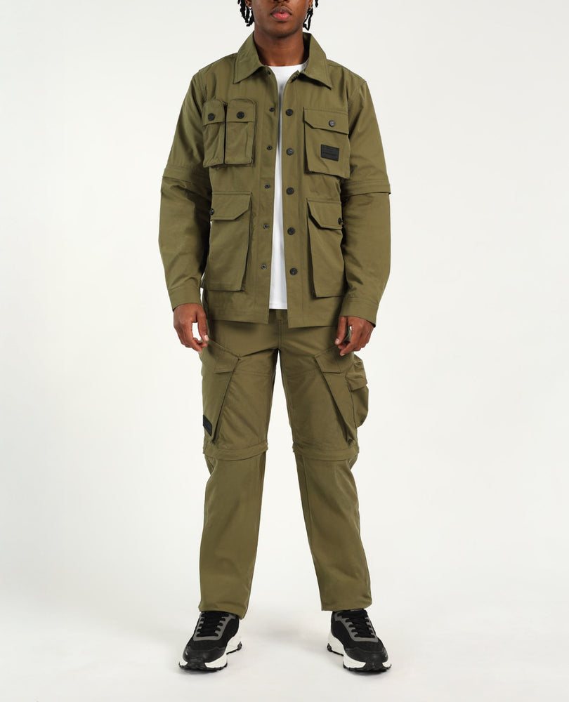 Mens Evolve Zip Off Shirt