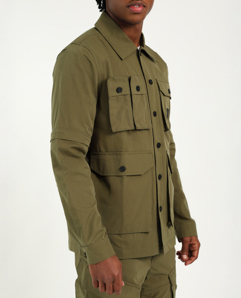 Mens Evolve Zip Off Shirt