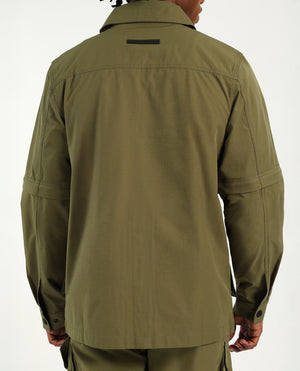 Mens Evolve Zip Off Shirt