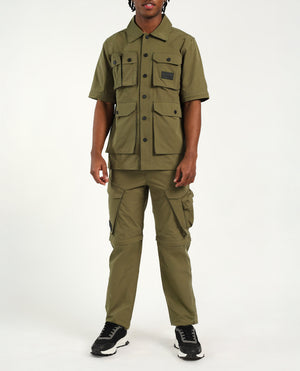 Mens Evolve Zip Off Shirt