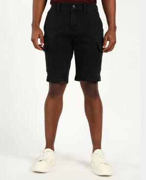 Mens Charcoal Evolve Knitted Shorts