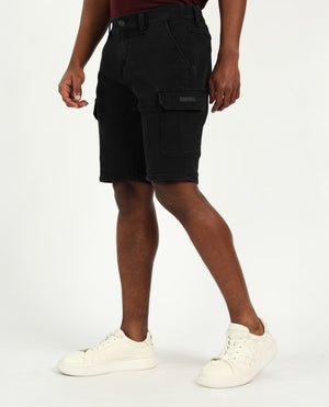 Mens Charcoal Evolve Knitted Shorts