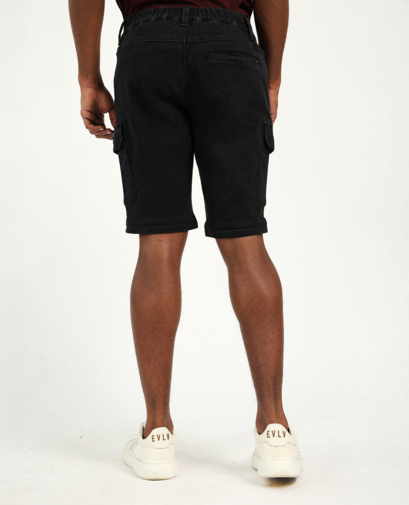 Mens Charcoal Evolve Knitted Shorts