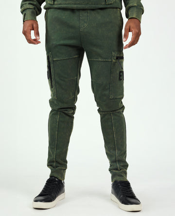 Mens Evolve Olive Cargo Jogger