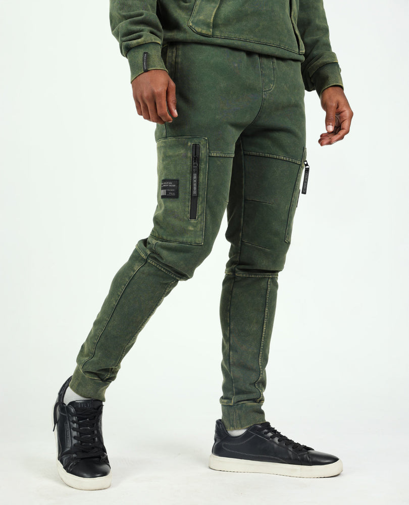 Mens Evolve Olive Cargo Jogger