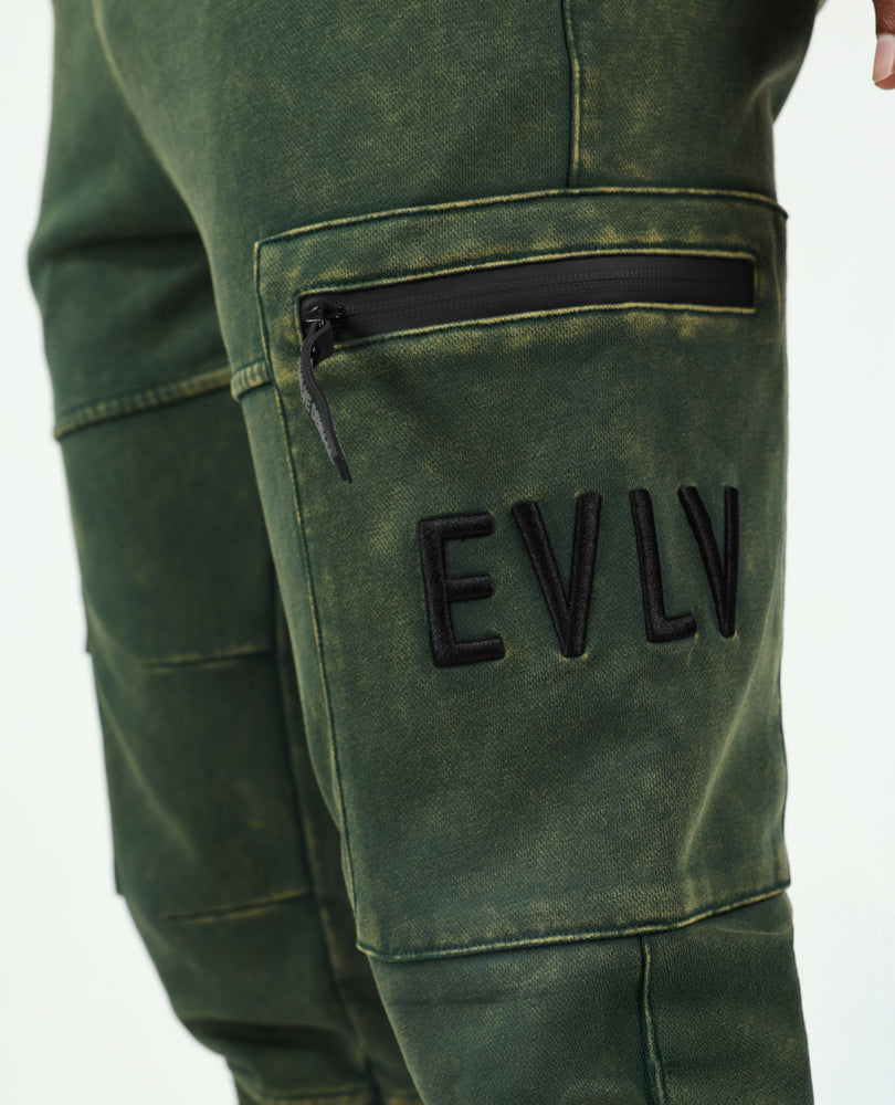 Mens Evolve Olive Cargo Jogger