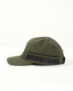 Nylon Ripstop 5 Panel Cap.Jacquard Tape Detail.