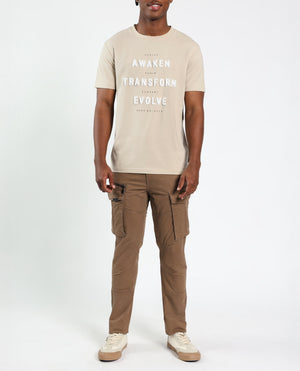 Evolve Stone Printed Tee