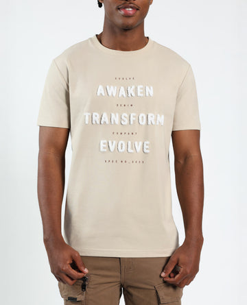 Evolve Stone Printed Tee