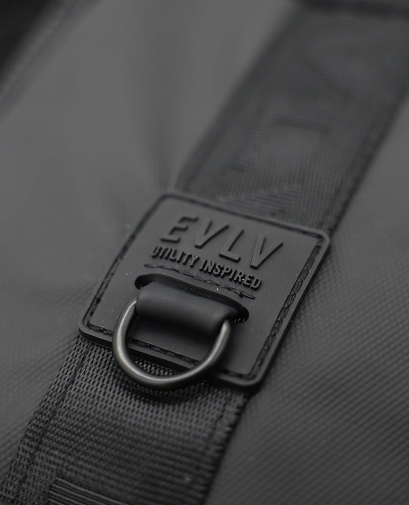 Crossbody Bag.Square Rubber Badge.