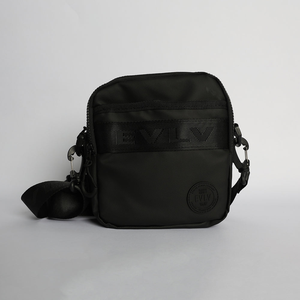 Crossbody Bag.Round Rubber Badge.