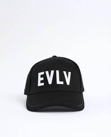 Twill Peak Cap.EVLV Applique Detail.
