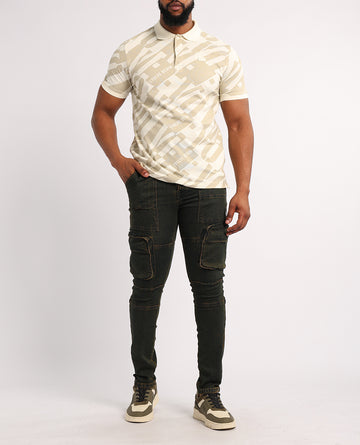 Mens Evolve Tea Stain  Cargo Jean