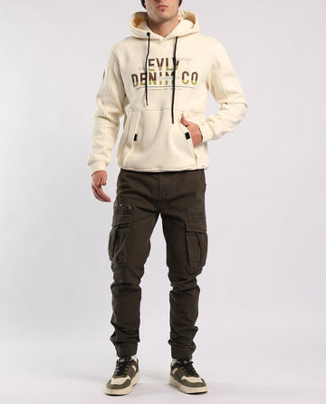 Mens Evolve Fleece Hooded Sweater
